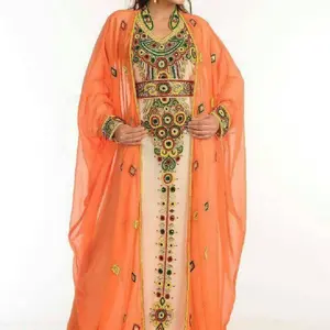 Exclusive Hand Embroidery Kaftan/caftan made in India.