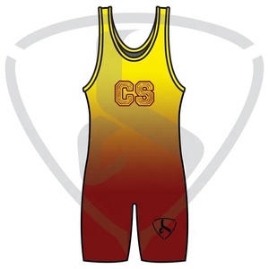 High Quality Sublimated Cheap Wholesale <b>Weightlifting</b> Vest <b>Weightlifting</b> Suit Wrestling <b>Singlet</b> Fightwear - Product Image 6