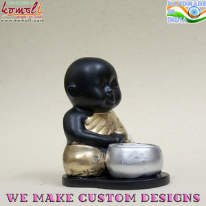 Estatua de Buda de poliresina para decoración del hogar, monje bebé - Product Image 4