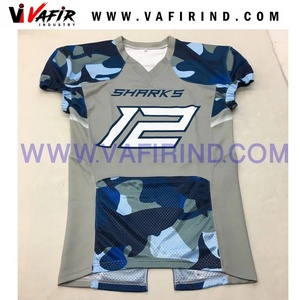 Conjuntos de talla grande transpirables de camisetas de fútbol americano de Venta caliente - Product Image 2