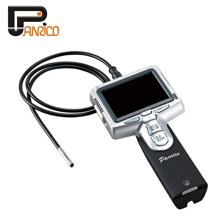 Taşınabilir endüstriyel endoskop Borescope kamera su geçirmez Video Borescope ile 3.5 inç TFT LCD