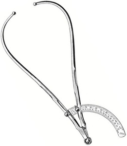 Pelvimeter Martin de haute qualité, obstétrique, 33 cm, instruments chirurgicaux médicaux, acier inoxydable, Mahersi - Product Image 3