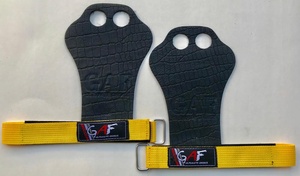 GAF New Gymnastic Levantamiento de pesas Microfibra Cuero Hand Grips Pad Palm Protector Gym Grip Grosor para hombres y mujeres - Product Image 3