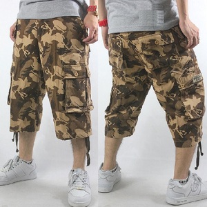 Cargo Shorts Multi Pockets Cargo <b>Trouser</b> <b>Men</b> Cotton Pant - Product Image 5