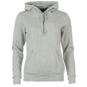 Sudadera con capucha blanca de manga larga de algodón con logotipo personalizado de alta calidad y cremallera para mujer, ropa de gimnasio, diseño informal de hombro liso - Product Image 1