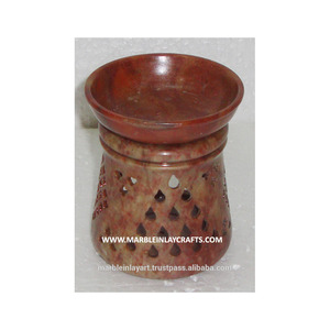 Soapstone Handcraft Aroma Oil Beautiful Burner - Product Image 1