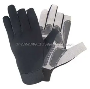 Amaru leder Segeln Handschuhe's Drei halb Und Zwei Lange Finger Handschuhe Segeln