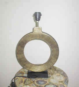 Natural Cane Table Lamp White Wash Finished - Product Image 2