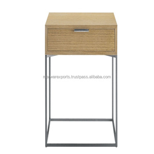 Tiroirs de coffre en bois massif de style industriel moderne meubles de support en fer de qualité pour la maison salon salle de bain salle à manger utilisation d'hôtel - Product Image 4