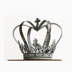 มงกุฎโลหะตกแต่งสไตล์วินเทจฝรั่งเศส - Product Image 1