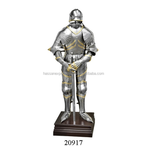 TRAJE COMPLETO MEDIEVAL DE ARMADURA GÓTICO TRAJE DE ARMADURA COMPLETA CON TAMAÑO Y DISEÑO PERSONALIZADOS - Product Image 2