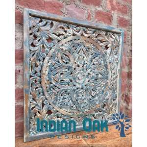 Panel de pared de madera maciza antigua, elegante decoración de cama de cabeza para muebles del hogar - Product Image 3