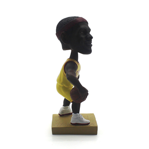 Personali Personali Personali Personali Personali Testa di Bobble Bambola Arredamento Auto Arredamento American Basketball Star Regalo in resina - Product Image 5