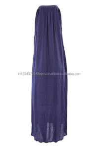 Vestido largo femenino de verano con bordado tradicional indio, aspecto llamativo de moda Floral adornado - Product Image 5