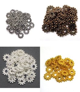 Bijoux Plaqué Or Forme Ronde Perles D'espacement - Product Image 4