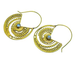 Antiguo gitano indio Tribal étnico aro colgante Mandala pendientes nuevo diseño estilo bohemio para mujeres - Product Image 3