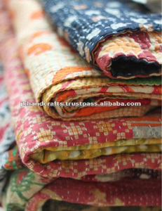 Couverture en sari vintage - Product Image 1