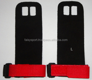 ที่ดีสำหรับการฝึกข้าม wod deadlifts ออกกำลังกาย kettlebell Crossfit หนังมือปาล์มในสีดำ-สำหรับกล้ามเนื้อขึ้น - Product Image 4