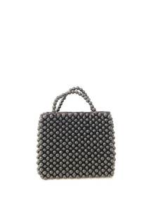 Bolsa de cuentas de madera negra - Product Image 4