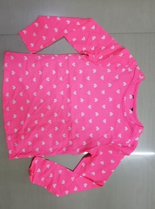 เสื้อยืดแขนยาวผ้าฝ้ายพิมพ์ลายความรักสีขาวสำหรับเด็กผู้หญิงผ้าแฟนซีสุดๆสำหรับฤดูใบไม้ผลิ - Product Image 2