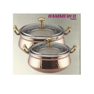 Copper & Stainless Steel Handi Food Serving Luxury Best Top Quality Decorating Modrern Best Top Metal Large Handi - Product Image 1