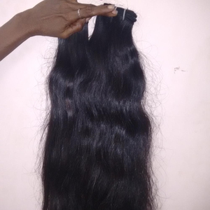 100% ต่อผมดิบที่ยังไม่ผ่านกระบวนการตอบรับที่ดีผมมนุษย์ทอผมมนุษย์ทอที่วัดตอนใต้ของอินเดีย - Product Image 1