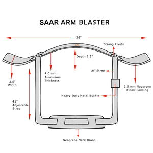 Blaster de bras en néoprène robuste pour l'exercice des biceps et des triceps personnalisé pour la musculation et l'haltérophilie - Product Image 6