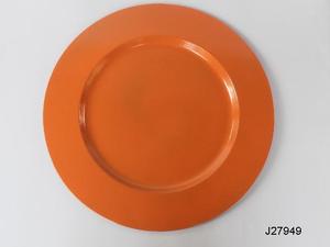 High Quality Powder Coated <b>Charger</b> Plate in Blue Food Safe Powder Coating Dinner Table Ware Decoration Metal <b>Charger</b> Plate - Product Image 5