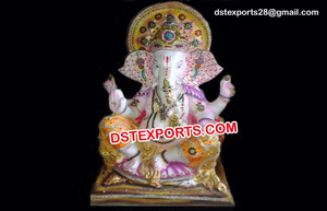 Statue en Fiber, magnifique seigneur Ganesha, Radha Krishan, accessoire pour mariage, Statue de bienvenue, de france - Product Image 3
