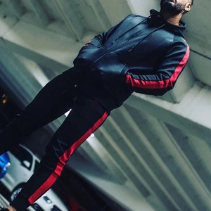 ชุดเสื้อมีฮู้ด2ชิ้นชุดเสื้อกีฬาแบบสวมศีรษะขนาดใหญ่ชุดออกกำลังกายและวิ่งจ๊อกกิ้งดีไซน์ตามสั่ง - Product Image 4