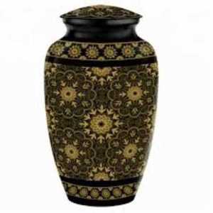 Or noir gravé métal laiton adultes cendres funérailles humaines crémation urns Style américain/européen - Product Image 4