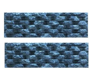 Résistance à l'érosion antiacide de tuile d'ardoise de culture polie de rebord de champignon noir moderne pour la cuisine ou la villa - Product Image 2