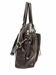 Fashion Leather Shoulder <b>Bag</b> <b>for</b> <b>Women</b> Elegant Curved Design with Magnetic Snap and Inner Lining Pocket Detail - Product Image 3