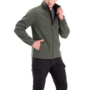 Veste softshell personnalisée de haute qualité pour hommes en cuir imperméable pour l'hiver, la randonnée et la décoration en fourrure grande taille - Product Image 2