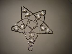 <b>Glass</b> Christmas Hanging Decoration Festive <b>Ornament</b> for Interior Decor - Product Image 3