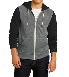 Sudadera con capucha de invierno de forro polar transpirable de secado rápido, ecológica, unisex, personalizada al por mayor para hombre, estilo urbano, de punto, antiencogimiento - Product Image 2