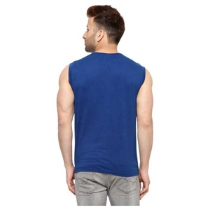 Nouveau été hommes débardeur uni teint sans manches haut de fitness avec capuche tricoté et respirant grande taille décoration brodée - Product Image 4