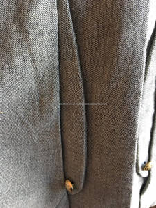 Haute qualité hommes Civil redingotes simple boutonnage pardessus Style classique usine spéciale grande taille laine tissu coton - Product Image 4