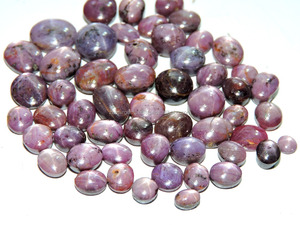 Cabujón de piedra de estrella de rubí Natural, piedra preciosa de corte ovalado, fabricación de joyas sueltas de alta calidad - Product Image 2