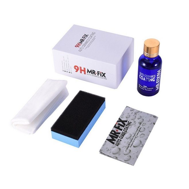 Нано-керамическое покрытие для автомобиля 9h mr fix, вес 30 мл