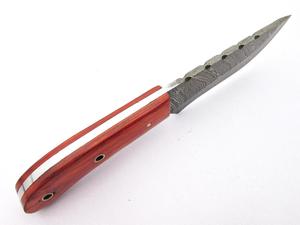Cuchillo de caza de Damasco hecho a mano, hoja de dólar aw11, Sm - Product Image 6