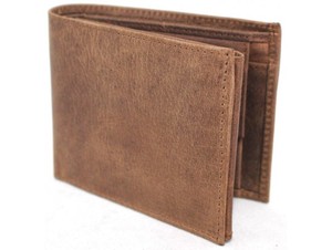 Sac à main court en cuir de vachette avec un design à trois volets comportant un portefeuille sûr et élégant pour les hommes conçu pour la durabilité - Product Image 6