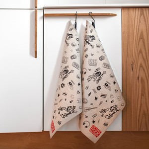 100% GOTS Certificado de alta calidad diseñador algodón harina saco absorbente cocina paño de cocina con etiqueta de marca personalizada - Product Image 5