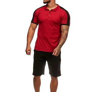 <b>Men</b> Summer Sport T Shirt Tee Top + <b>Shorts</b> Pants Casual Tracksuits Set Suits Customize Logo Straps Side Summer Shirt and <b>Short</b> - Product Image 6