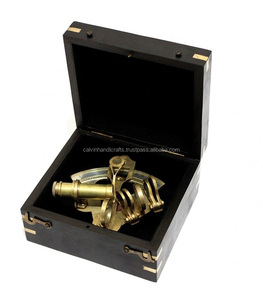 Nautique Belle 3 Astrolabe Nautique LAITON SEXTANT Avec Boîte En Bois - Product Image 4