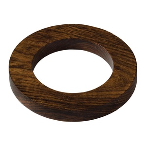 Servilletero de madera rústica hecho a mano diseño redondo duradero soporte ecológico perfecto para bodas fiestas y cenas - Product Image 1
