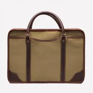 Laptop Bag Direct Factory Cheap Price Low MOQ Durable Laptop Bags Top Selling Classic Design Waterproof Leather Laptop Bags