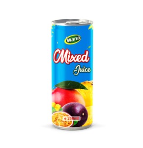 Vente en gros de 250ml de jus de pêche Wana Boissons gazeuses de marque propre Jus de fruits et légumes de couleur naturelle OEM ODM fabriqué sans sucre ajouté - Product Image 5