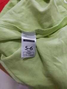 Bangladesh Stock Lot Super Fancy Girls Camiseta de manga larga Multi-Color Silver Print All Cotton for Spring Shipment Overrun - Product Image 6