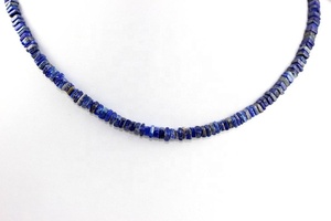 16 "Long brin naturel Lapis Lazuli pierres précieuses lisse forme carrée Heishi perles pour la fabrication de bijoux de qualité supérieure - Product Image 3